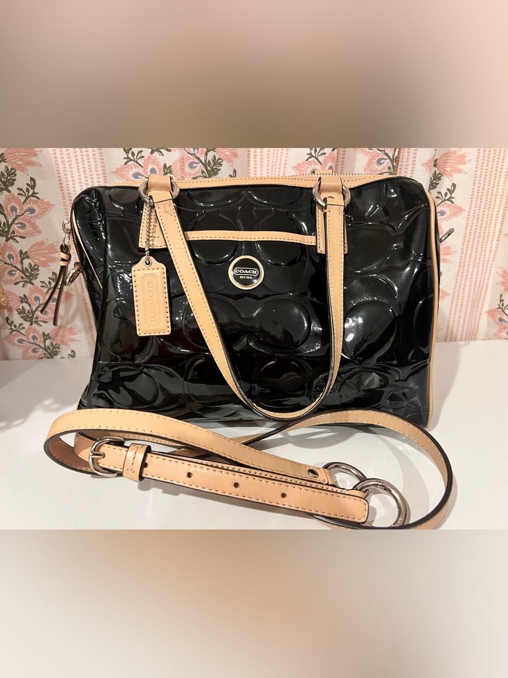 VINTAGE COACH LEAH TOTE